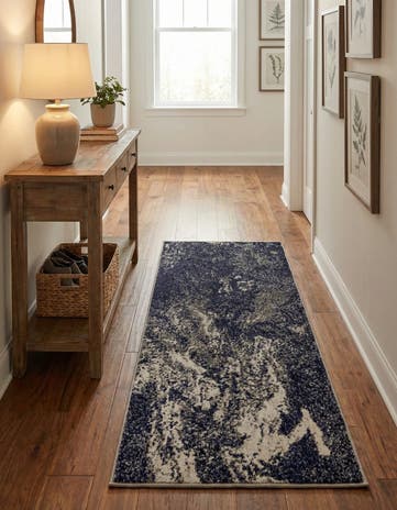 Gray Washable Haerfest Runner Rug