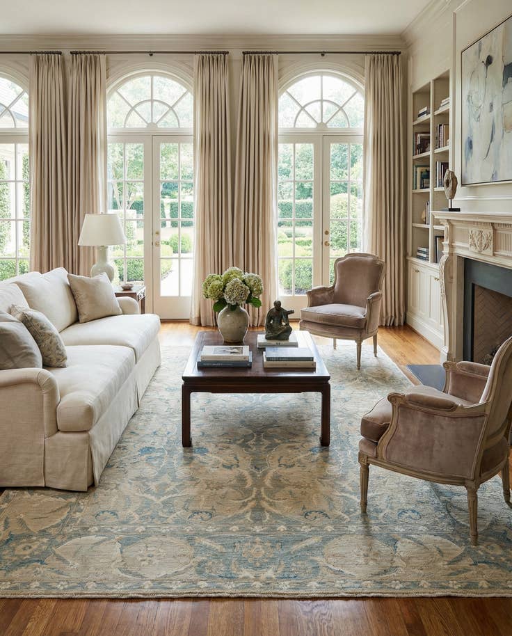 Detail image of 7' 11 x 9' 9 Ziegler Rug