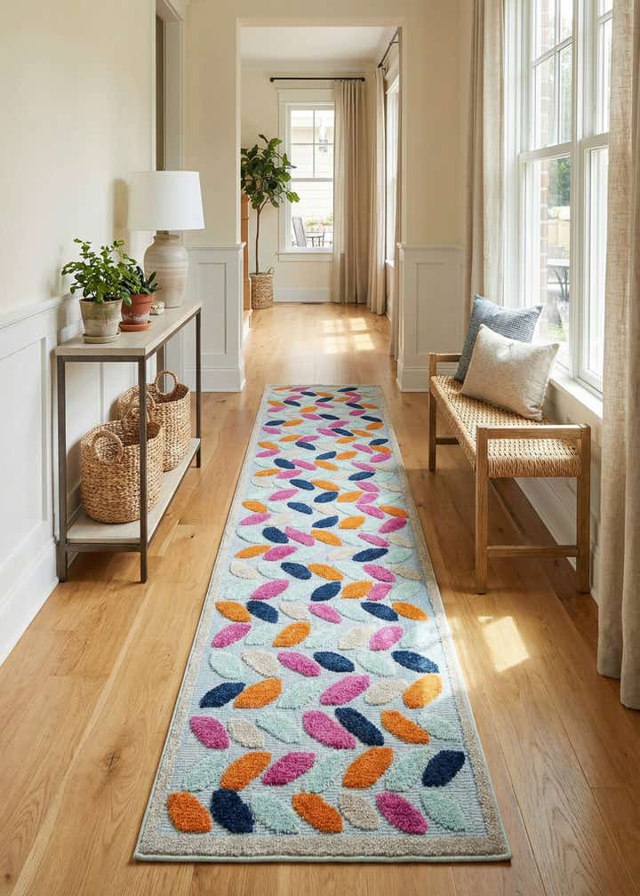 2' x 10' Easy-Clean Aruba Indoor / Outdoor Runner Rug