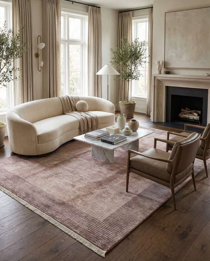 6' 7 x 9' 10 Hand Knotted Darya Wool Rug