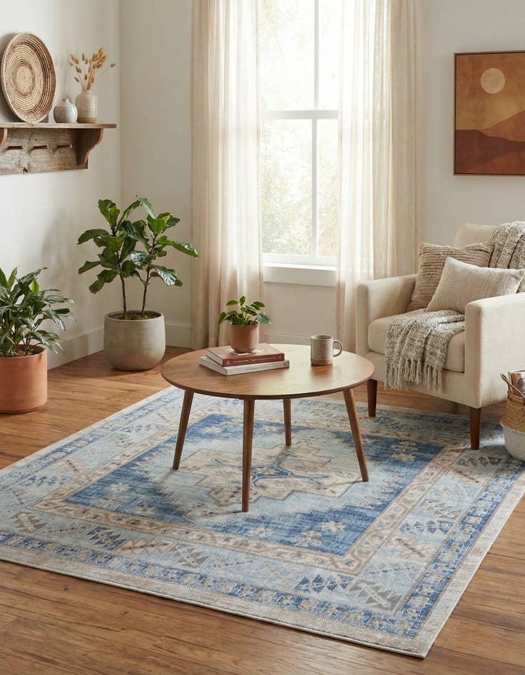 Detail image of 5' 3 x 5' 3 Whitney Square Rug