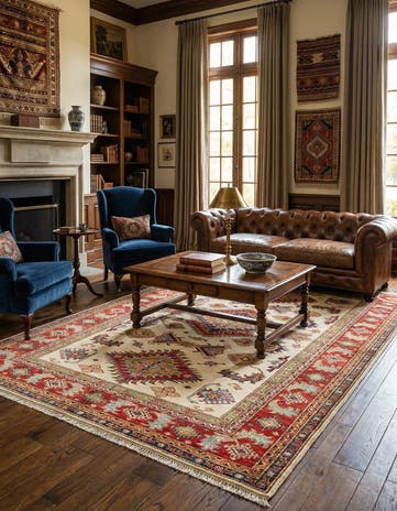 5' 6 x 8' Kazak Wool Rug