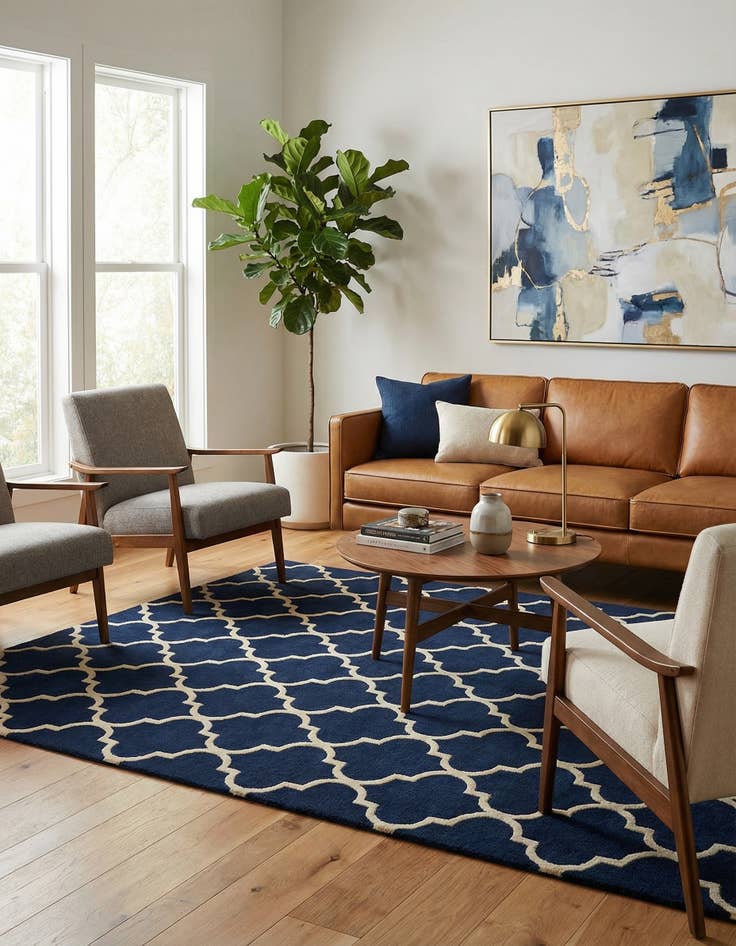 Detail image of 5' 1 x 8' Luna Rug