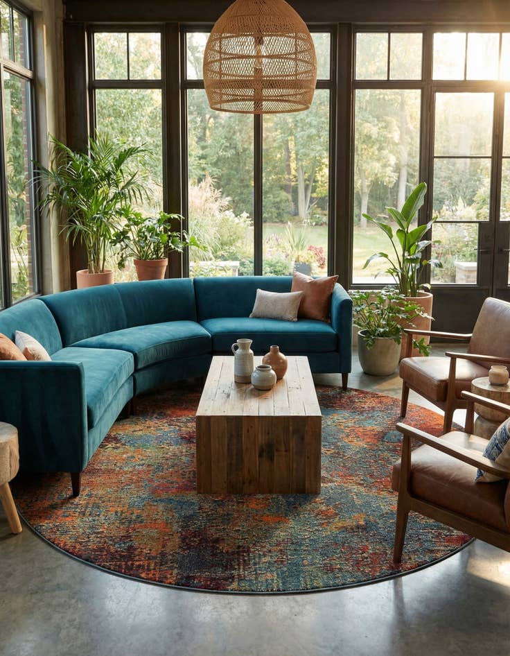 Detail image of 8' x 8' Stella Round Rug