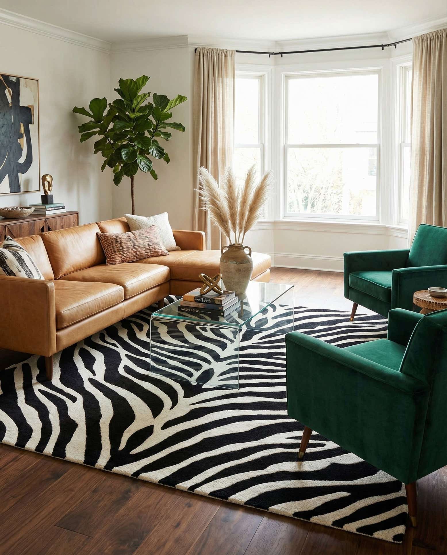 7' 10 x 7' 10 Hand Tufted Safari Wool Square Rug