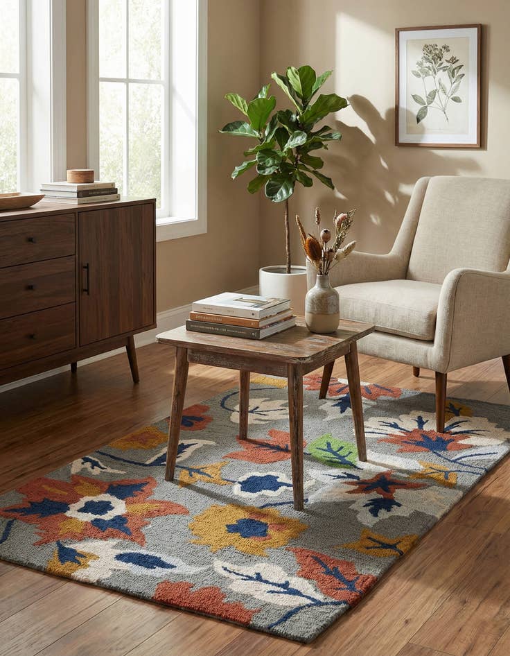 Detail image of 3' x 5' Agra Rug