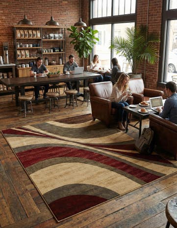 10' x 13' 1 Cafe Rug