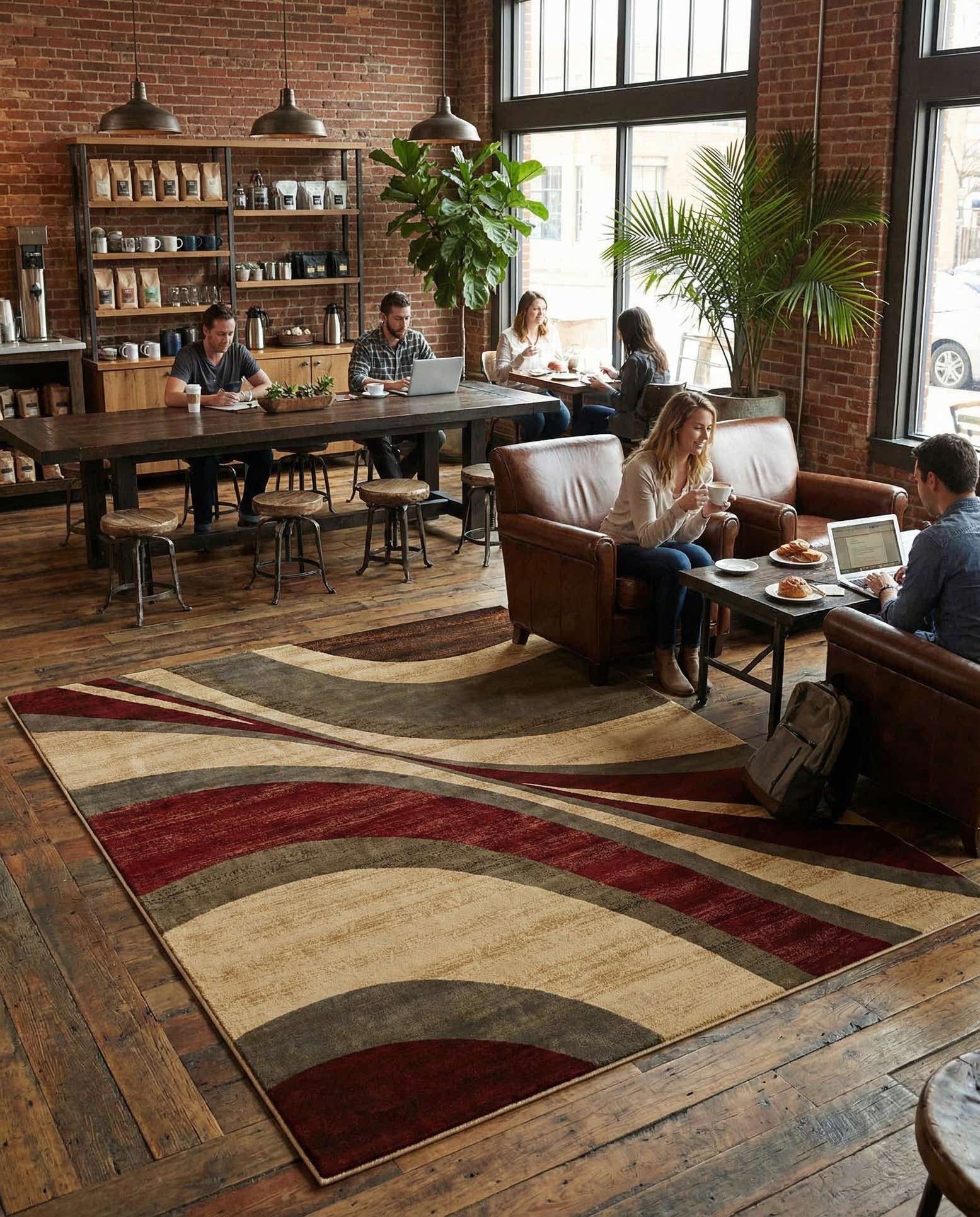 305cm x 400cm Coffee Shop Teppich