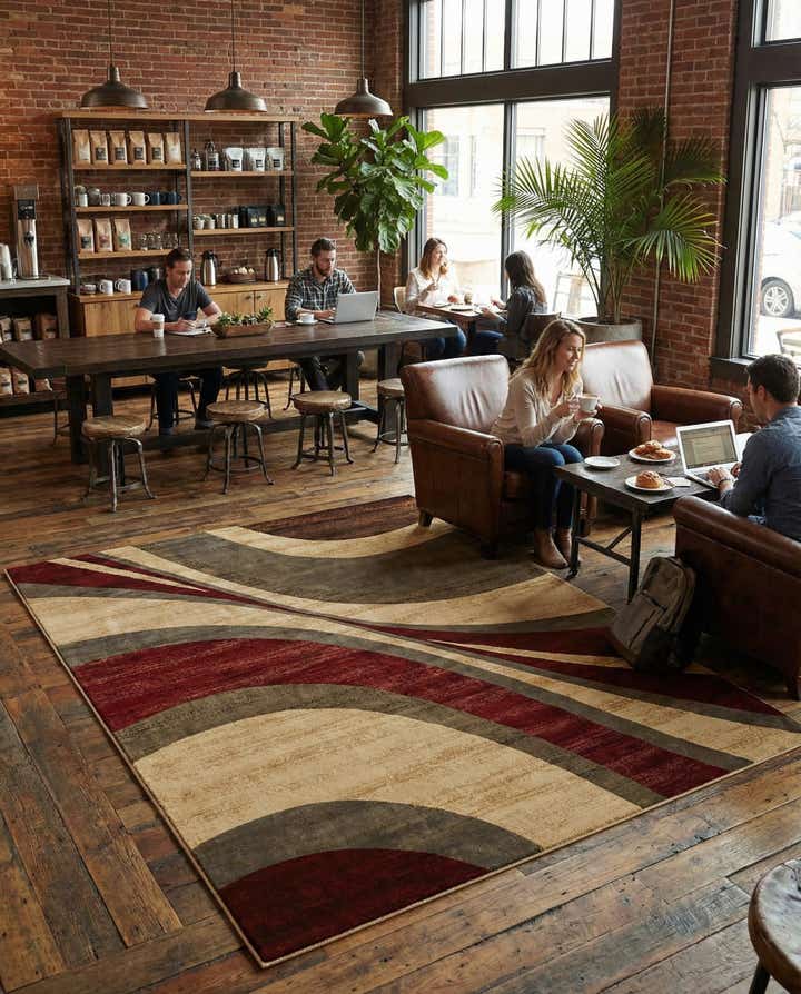 305cm x 400cm Coffee Shop Teppich