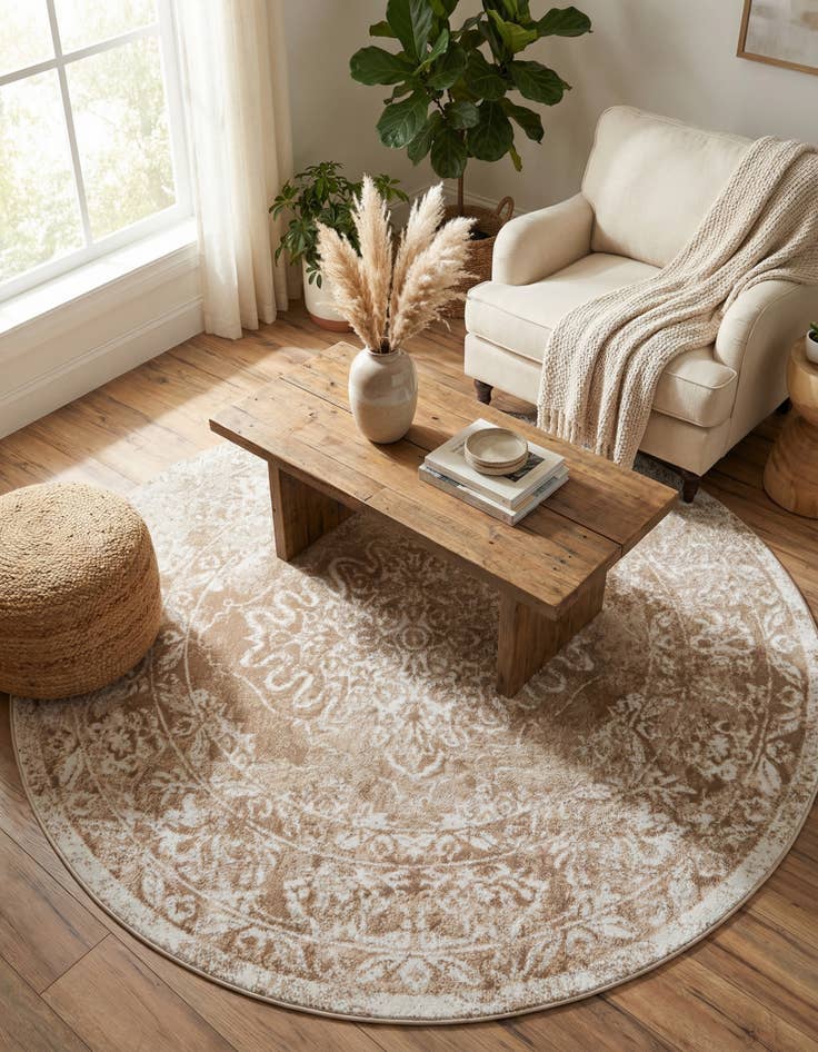 Detail image of 7' x 7' Oxford Round Rug