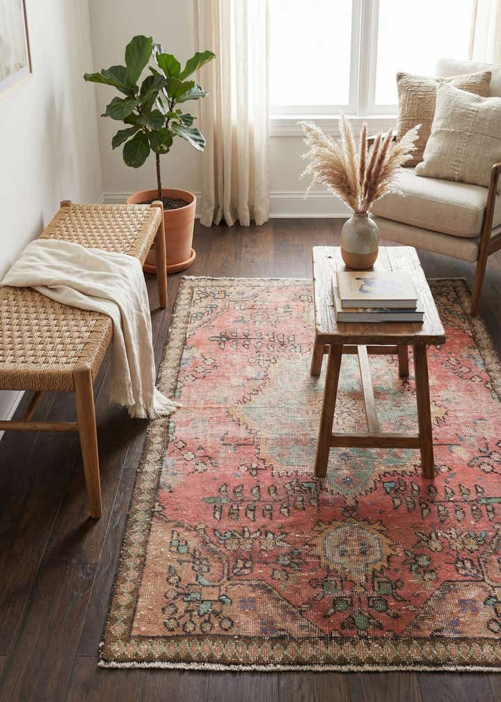 3' 1 x 5' Hand Knotted Ultra Vintage Persian Wool Rug