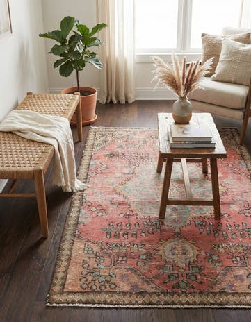 3' 1 x 5' Hand Knotted Ultra Vintage Persian Wool Rug