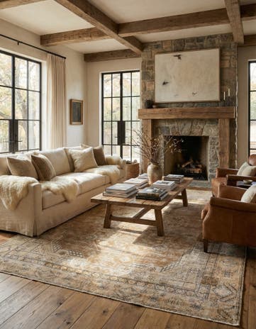 9' 2 x 12' Hand Knotted Ultra Vintage Persian Wool Rug
