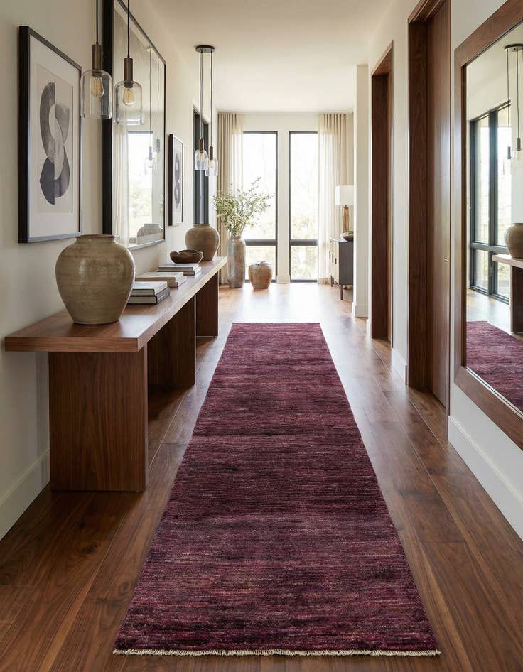 Detail image of  2' 6 x 14' 3  Hand Knotted Modern Ziegler Runner Rug