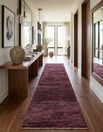 2' 6 x 14' 3 Hand Knotted Modern Ziegler Runner Rug