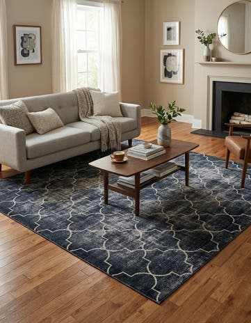 Jill Zarin 7' 10 x 7' 10 Uptown Lincoln Center Square Rug