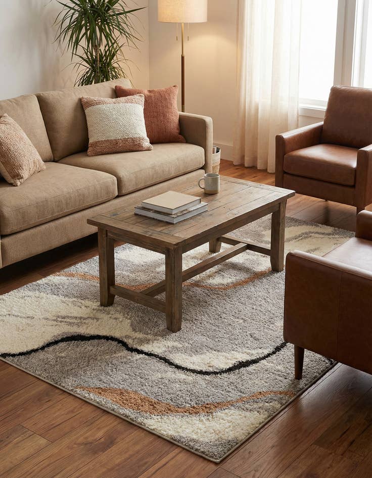 Detail image of 4' x 6' Sepia Rug