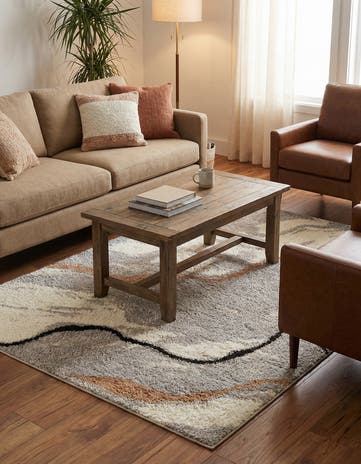 4' x 6' Sepia Rug