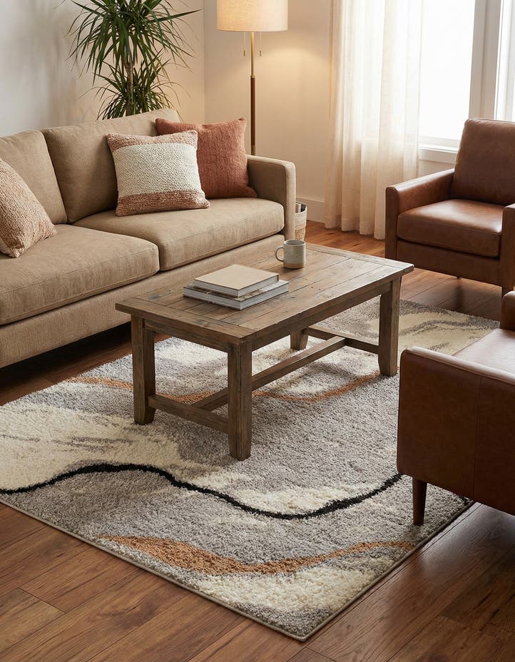 4' x 6' Sepia Rug