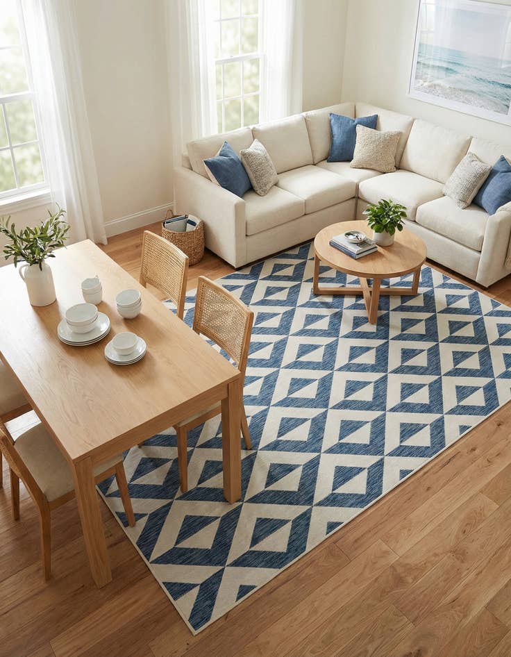 Detail image of  9' x 12'  Washable Jill Zarin Napa Indoor / Outdoor Rug