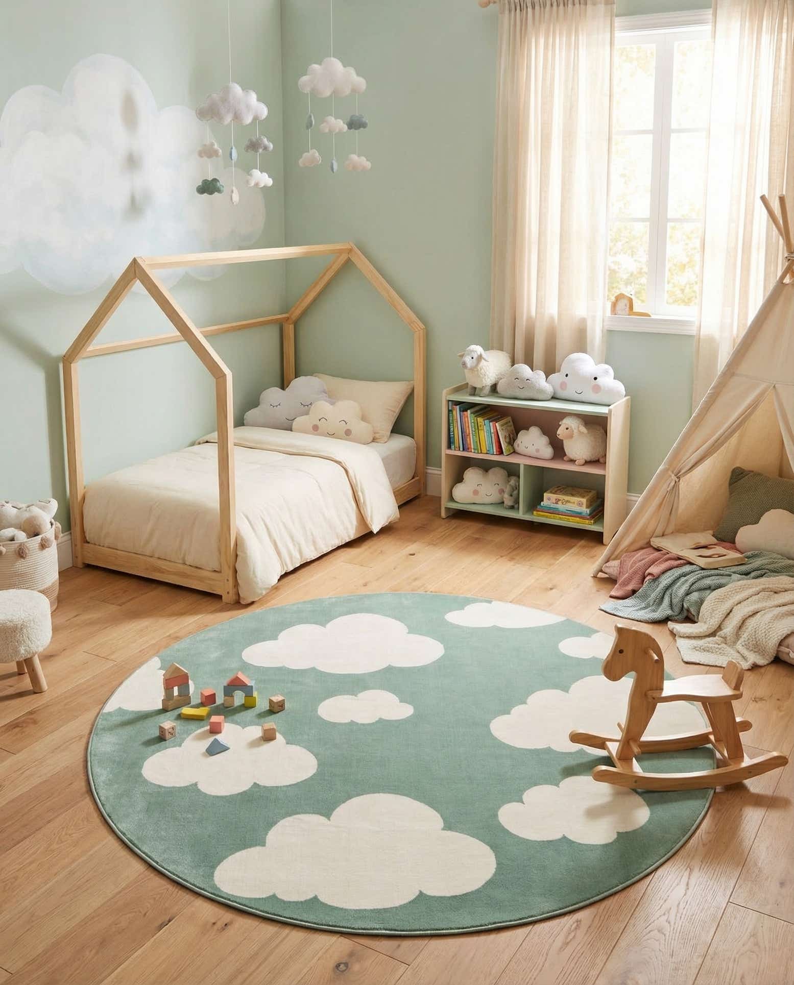7' 10 x 7' 10 Whimsy Kids Round Rug
