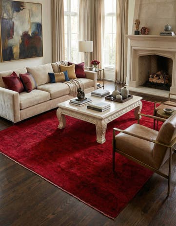 8' 5 x 10' Hand Knotted Darya Wool Rug