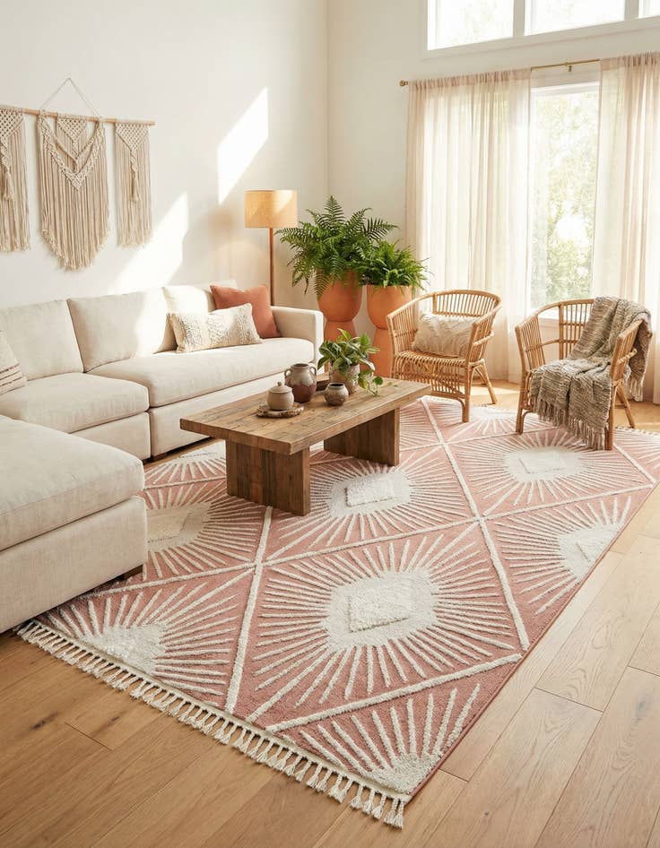 Detail image of  9' 6 x 14' 3 Boho Rug