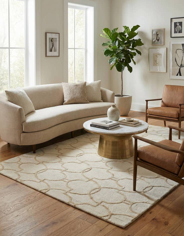 Detail image of 5' 1 x 7' 6 Luna Rug