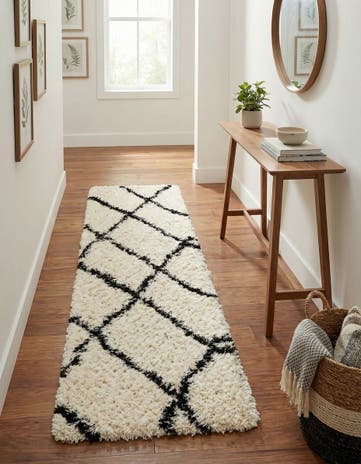 2' x 8' Infinity Shag Runner Rug