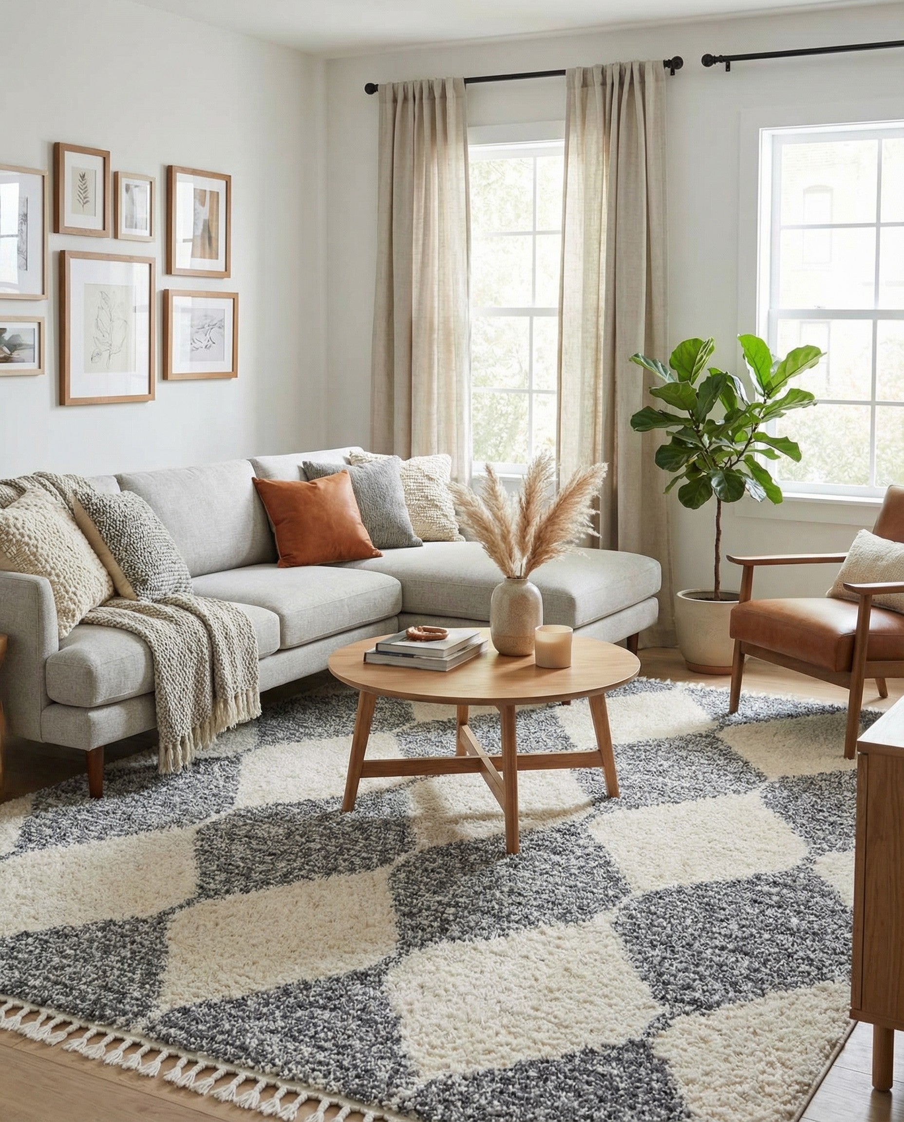  10' x 10' Serenity Shag Square Rug