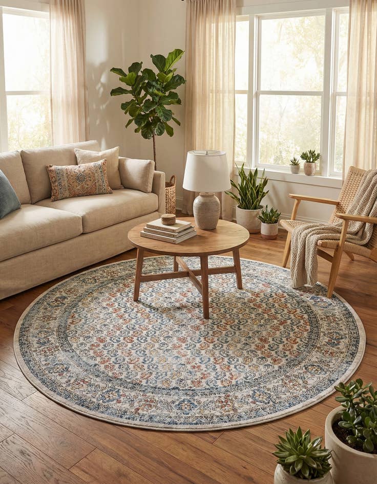 Detail image of 10' x 10' Aramis Round Rug