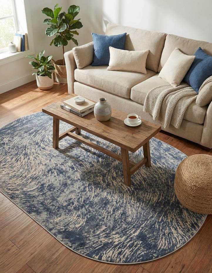 5' x 8' Oasis Oval Rug