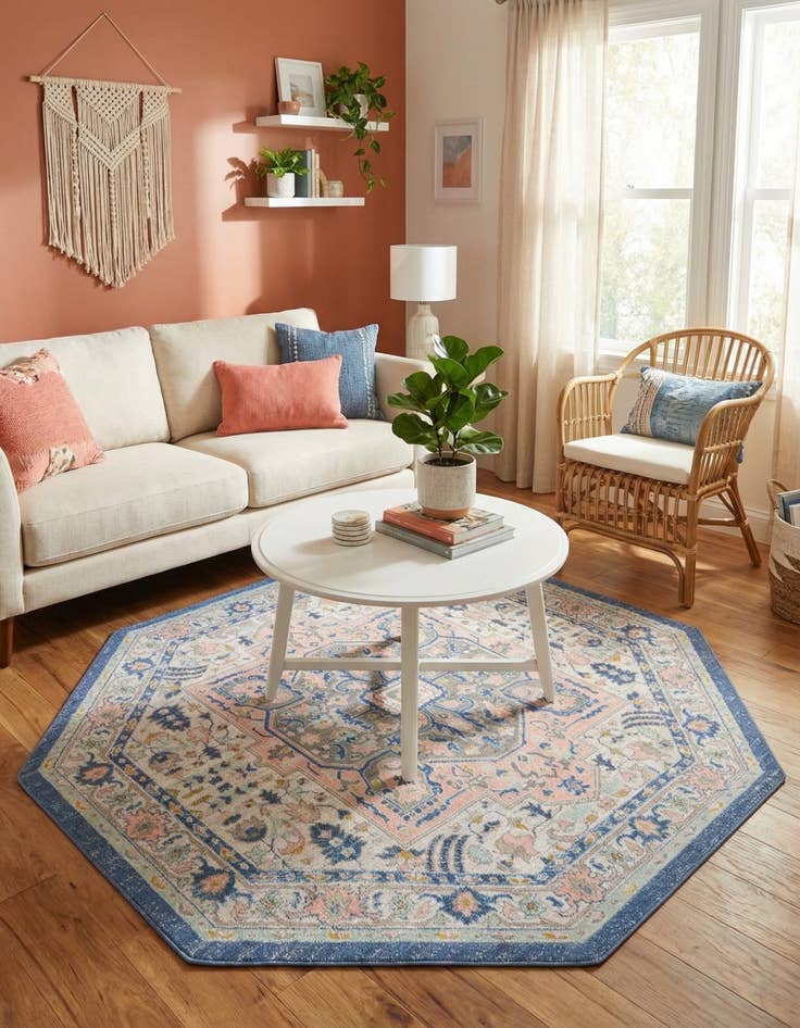 Detail image of 7' x 7' Whitney Octagon Rug