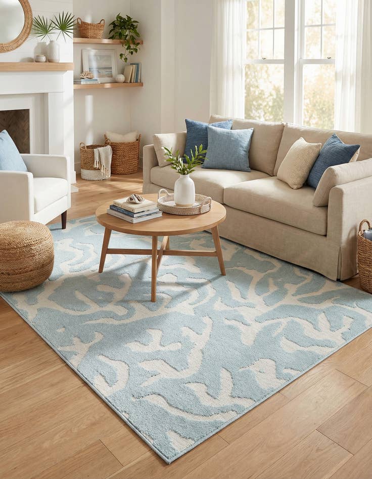 Detail image of  5' x 8'  Washable Sabrina Soto Indoor / Outdoor Rug