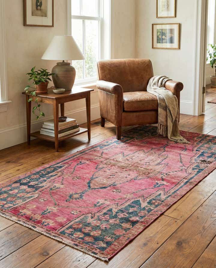 3' 7 x 7' 1 Hand Knotted Ultra Vintage Persian Wool Rug