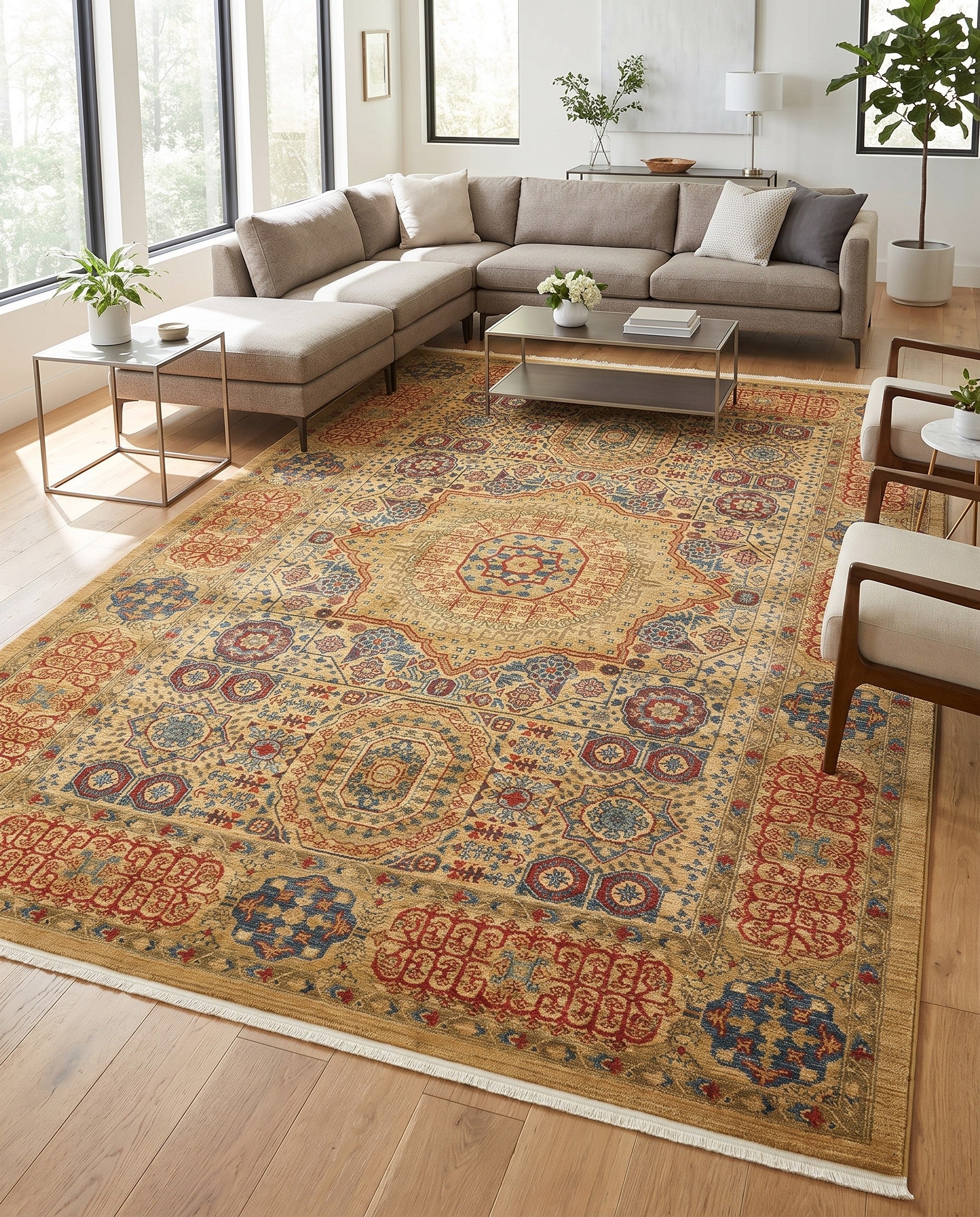 8' x 11' Mamluk Rug