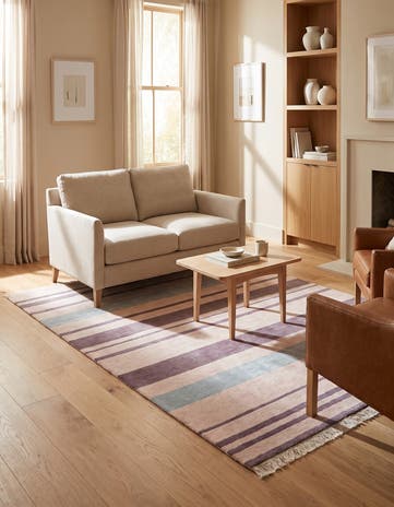 4' 11 x 6' 7 Hand Knotted Darya Wool Rug