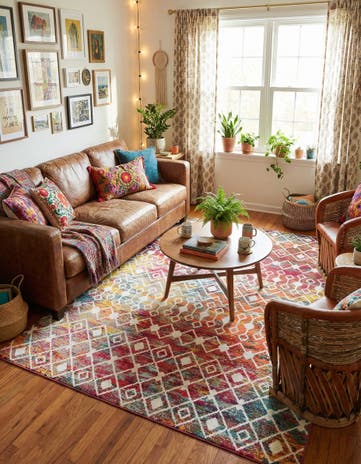 10' x 13' Moroccan Trellis Rug