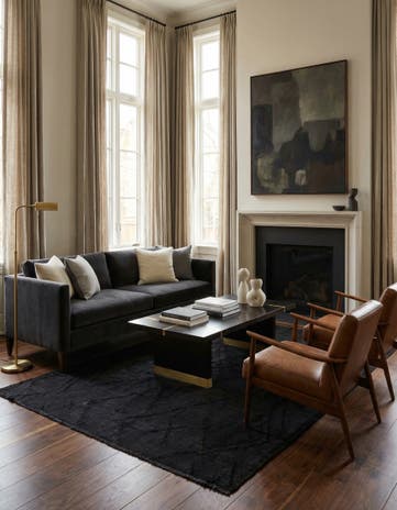 5' 6 x 8' 3 Hand Knotted Darya Wool Rug
