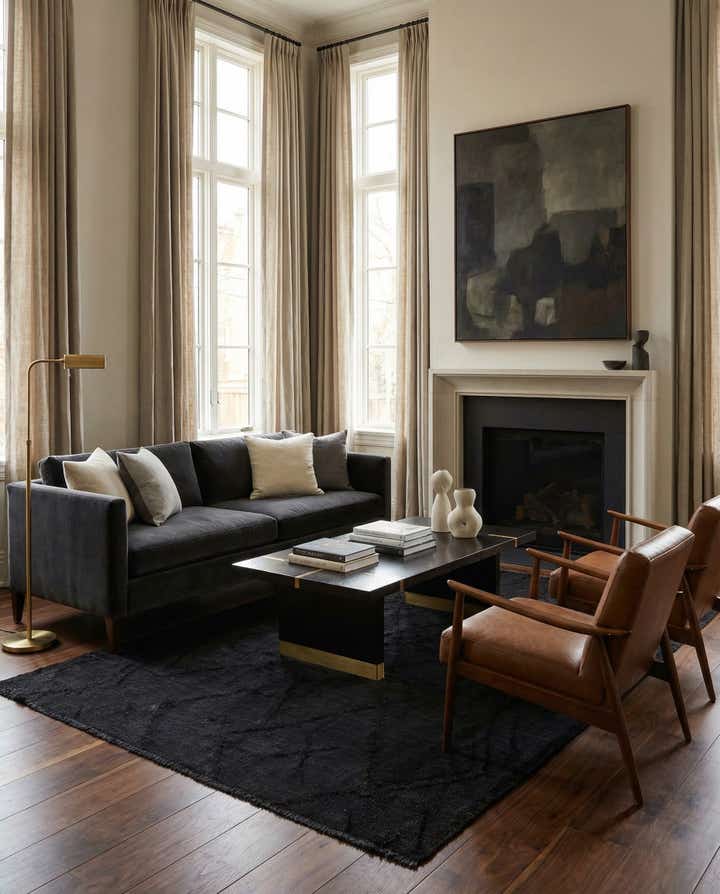 5' 6 x 8' 3 Hand Knotted Darya Wool Rug