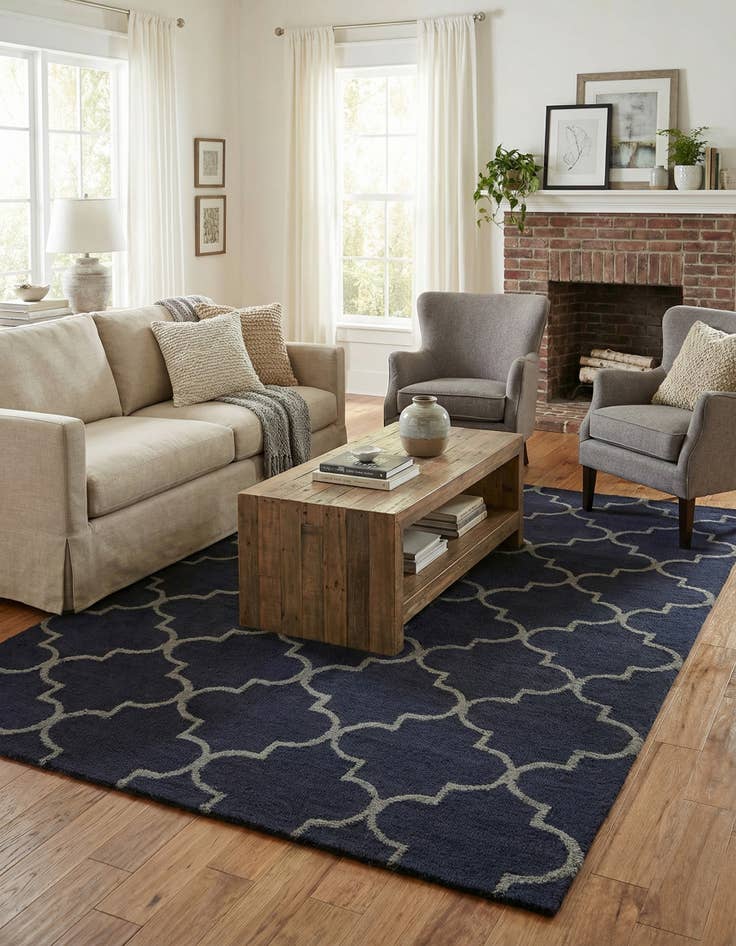 Detail image of 5' 1 x 8' Luna Rug