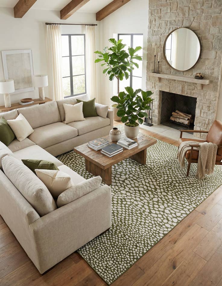 Detail image of 13' x 13'  Washable Jill Zarin Cape Town Indoor / Outdoor Square Rug