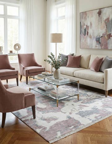 5' 7 x 8' 2 Hand Knotted Darya Wool Rug
