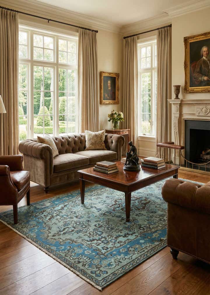 4' 9 x 8' 3 Vintage Royal Rug