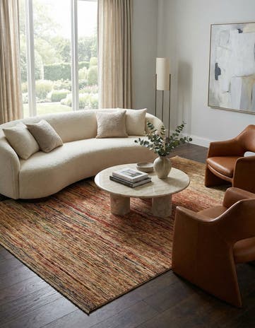 6' 6 x 9' 8 Hand Knotted Modern Ziegler Rug