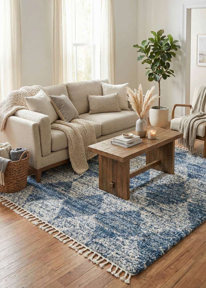 7' 10 x 7' 10 Serenity Shag Square Rug