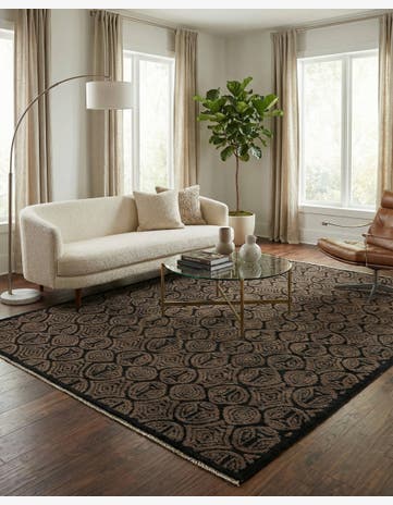 8' 4 x 11' Hand Knotted Darya Wool Rug