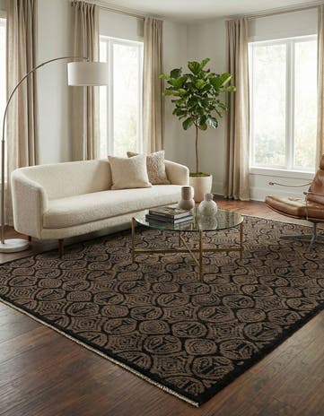 8' 4 x 11' Hand Knotted Darya Wool Rug