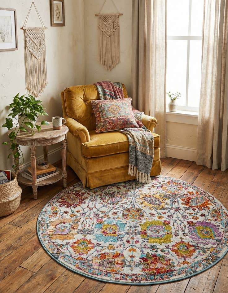 Detail image of  3' 3 x 3' 3 Paragon Round Rug