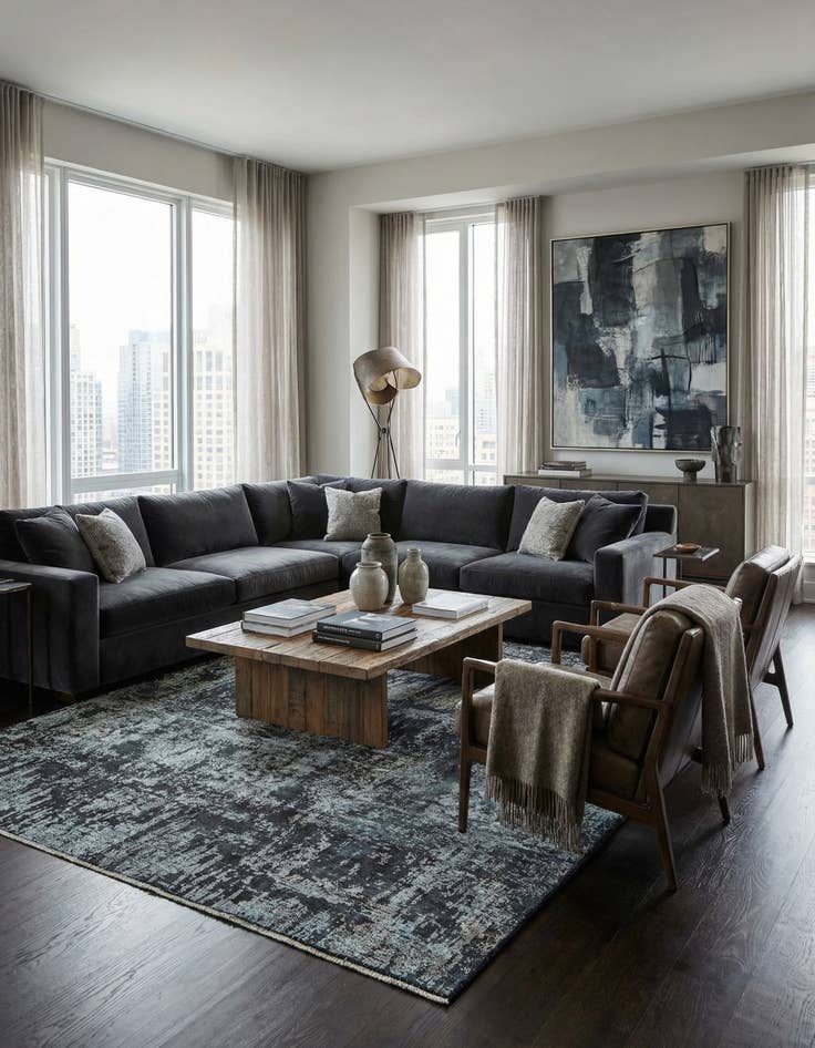 Detail image of 8' 9 x 12' 10  Hand Knotted Ultra Vintage Persian Wool Rug